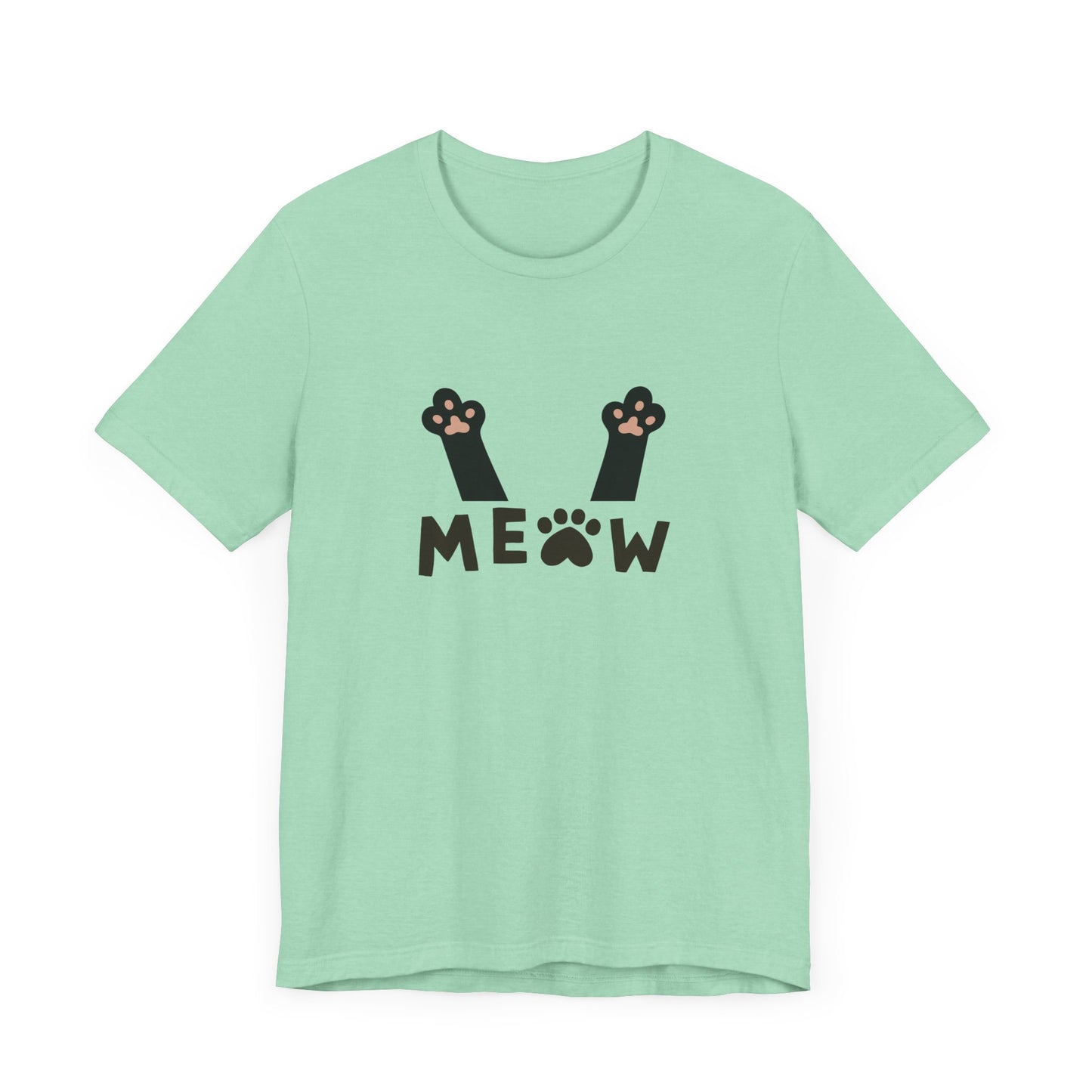 Meow Cat Paw Unisex Jersey Tee