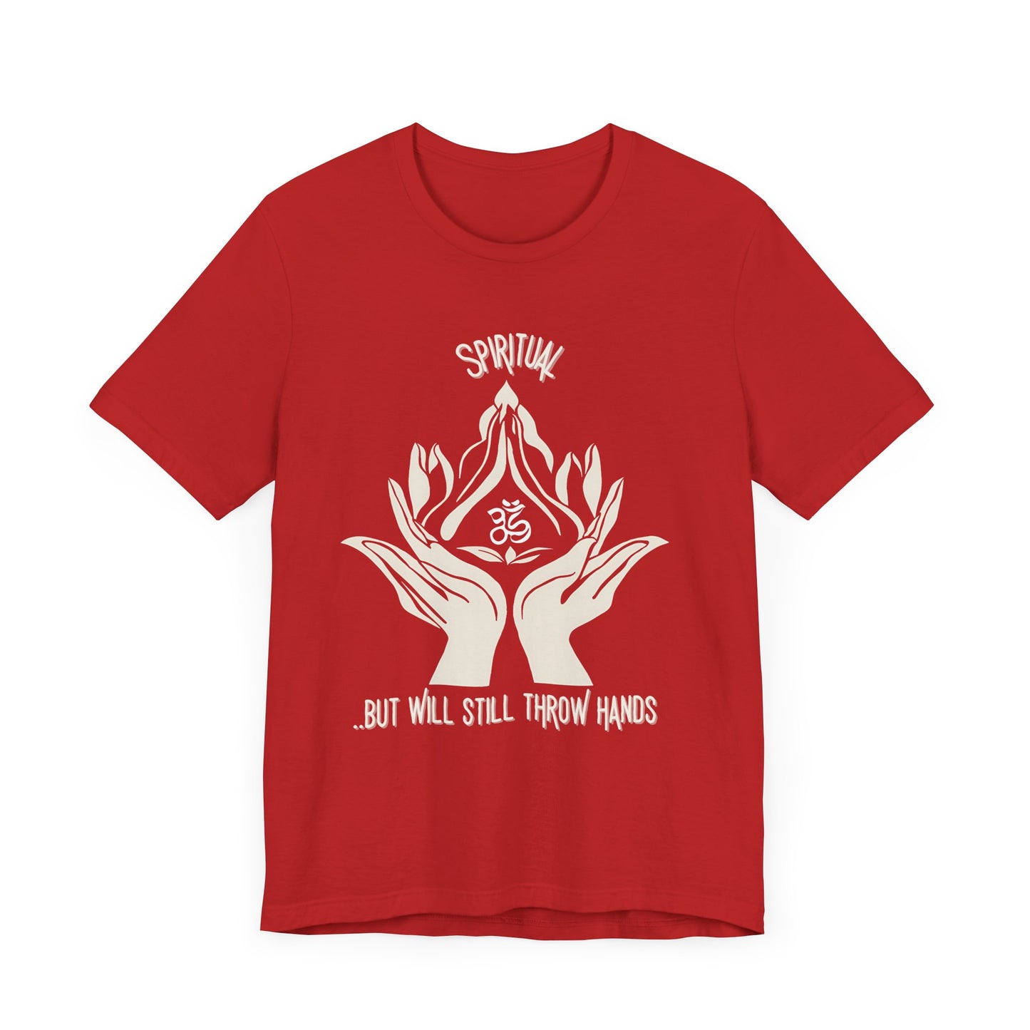 Spiritual Hands Unisex Jersey Tee - Zen Vibes for Mindful Living