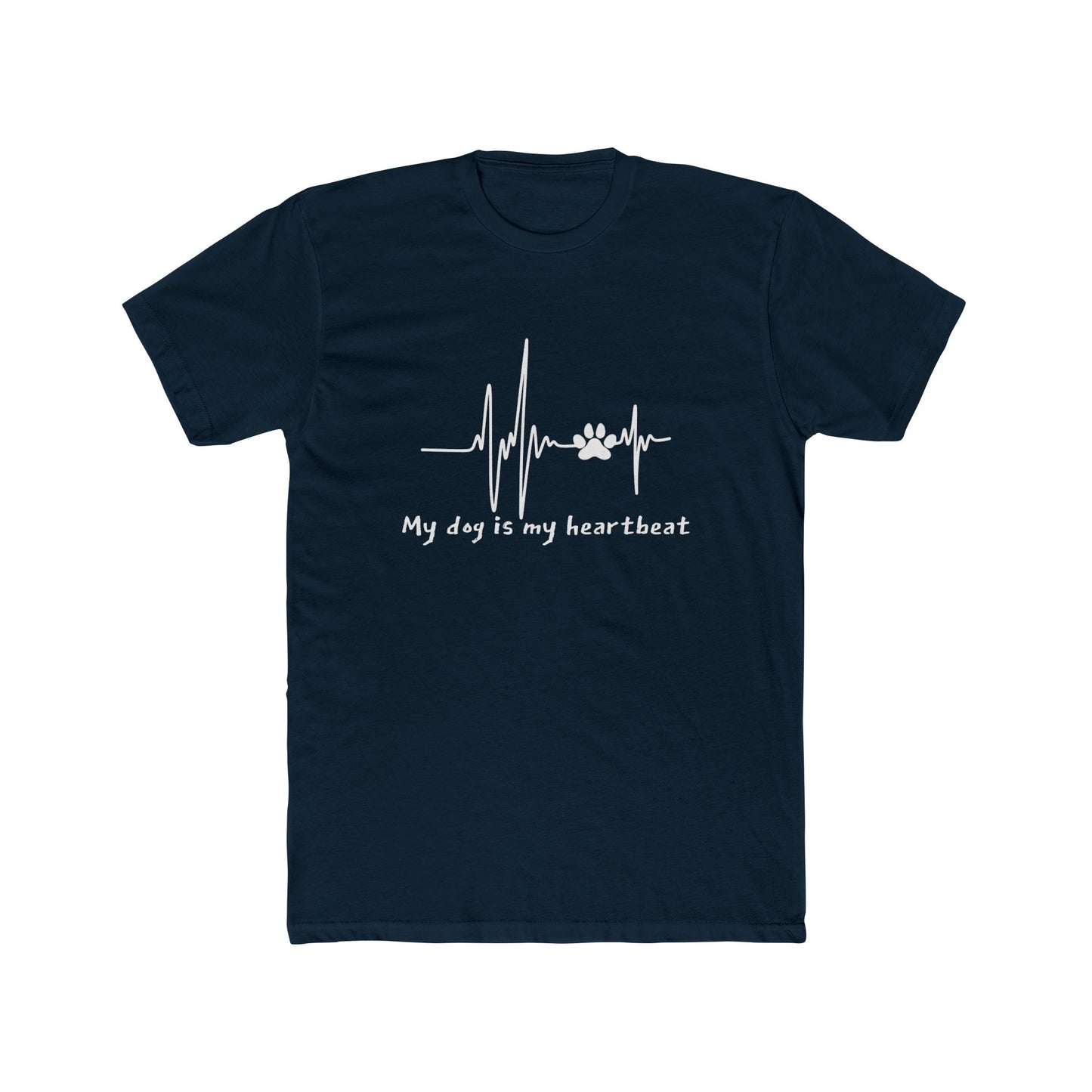 Minimalist Unisex Cotton Crew Tee - My Day is Going Great