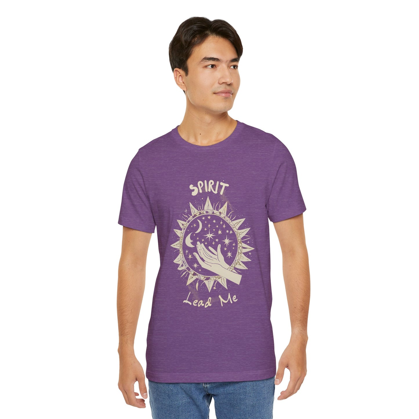 Spirit Lead Me Unisex Jersey Tee - Boho Chic Top for Spiritual Souls