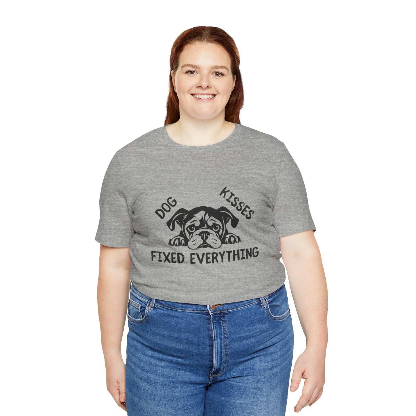 Unisex Dog Kisses Fixed Everything Tee