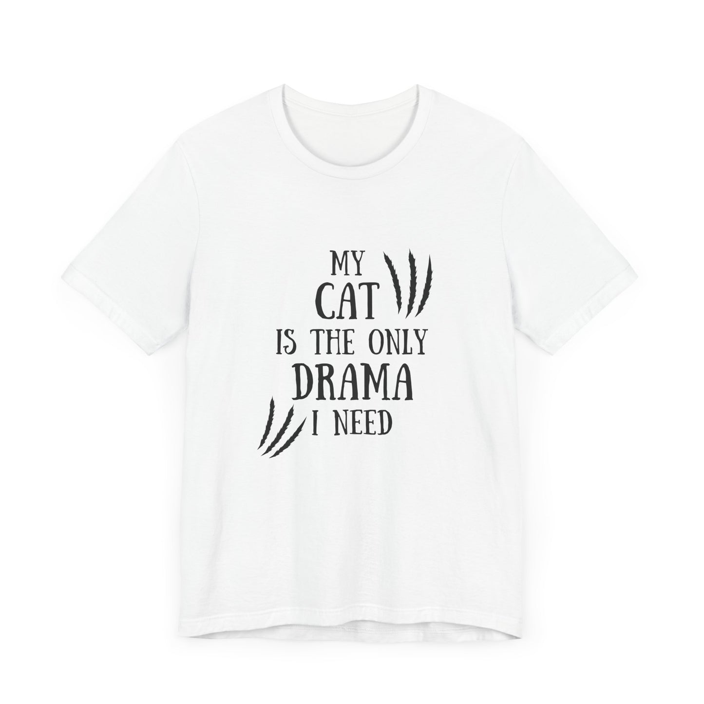 Funny Cat Drama Unisex Jersey Tee