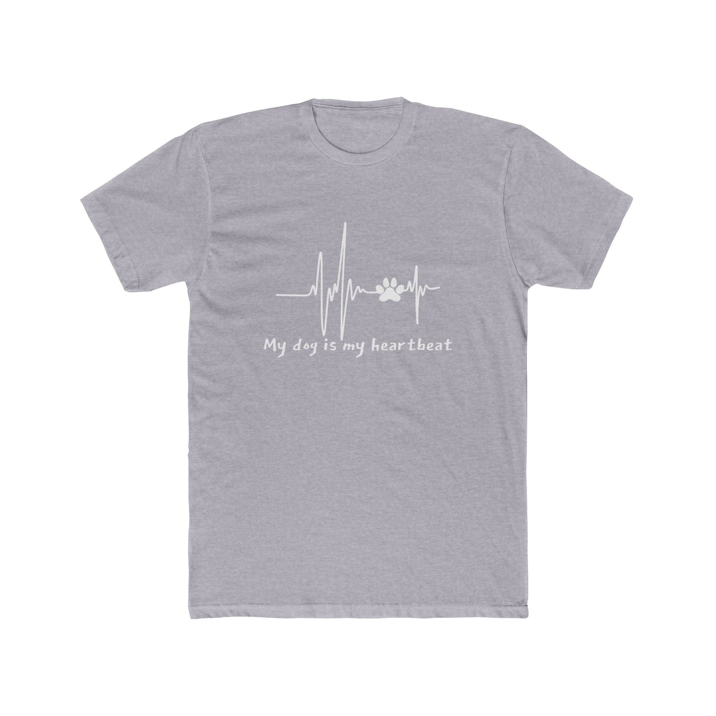 Minimalist Unisex Cotton Crew Tee - My Day is Going Great