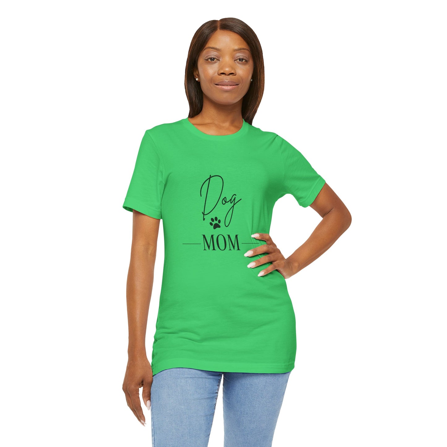 Dog Mom Unisex Jersey Tee - Perfect Gift for Dog Lovers