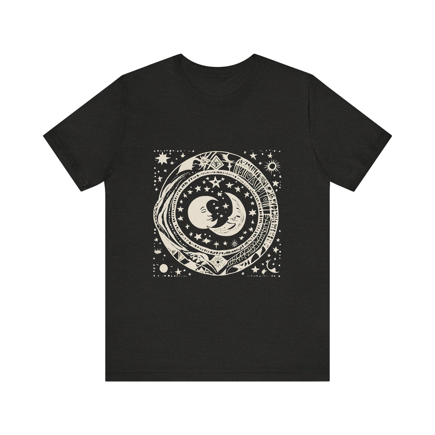 Celestial Harmony Unisex Jersey Tee - Cosmic Design