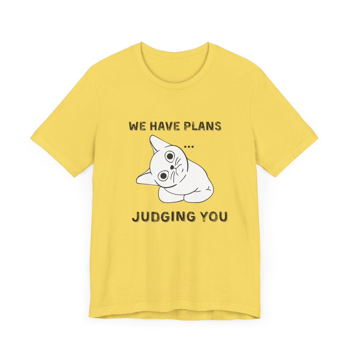 Judging You Cat Unisex T-Shirt – Funny Cat Lover Tee