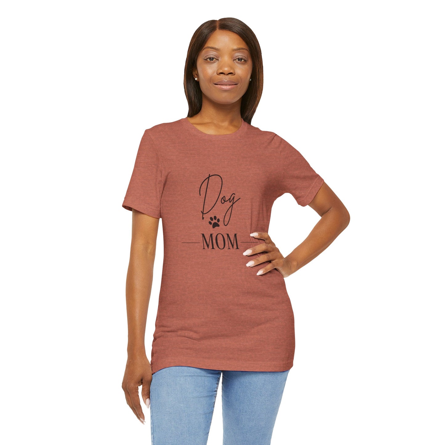 Dog Mom Unisex Jersey Tee - Perfect Gift for Dog Lovers