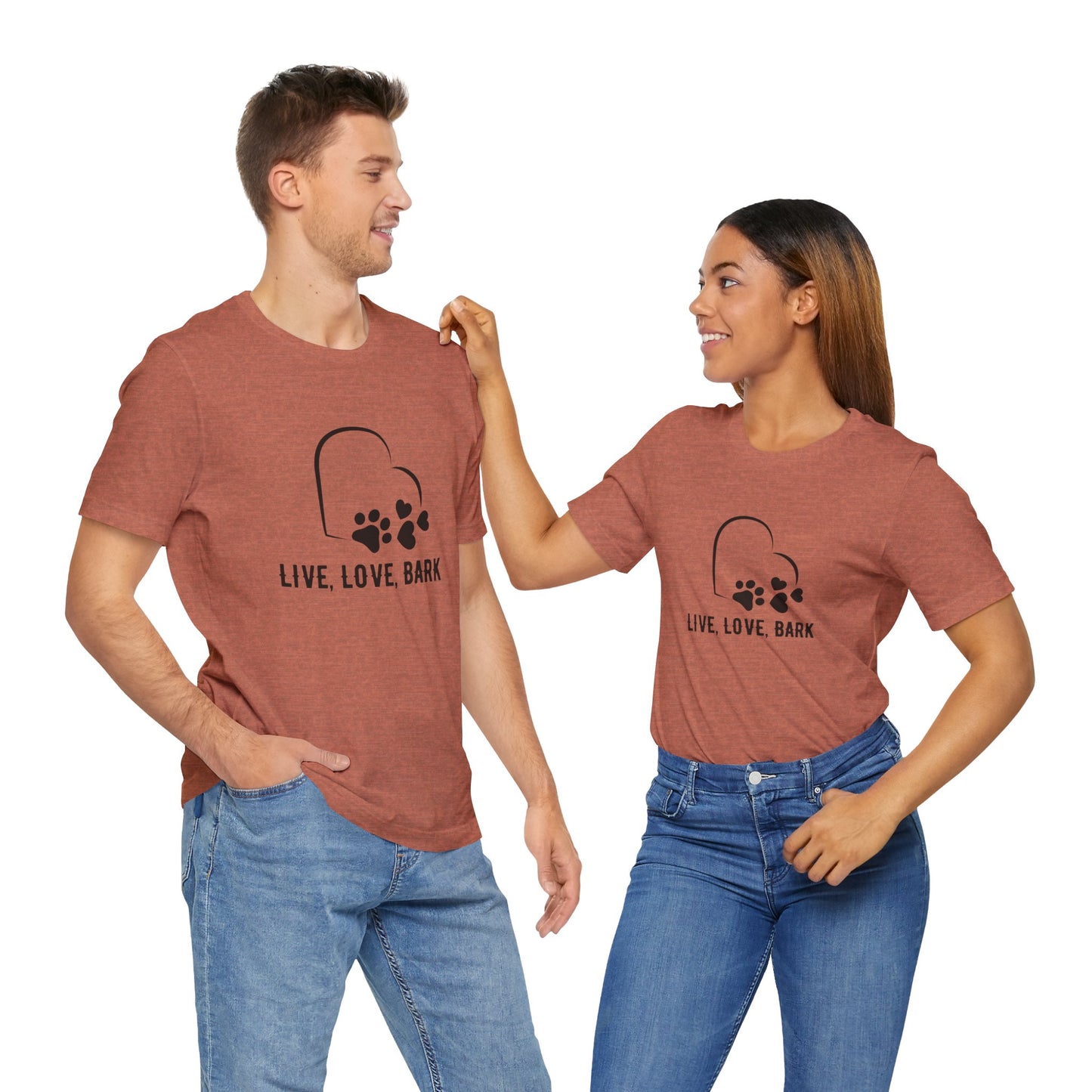 Live Love Bark Unisex Pet Lover Tee