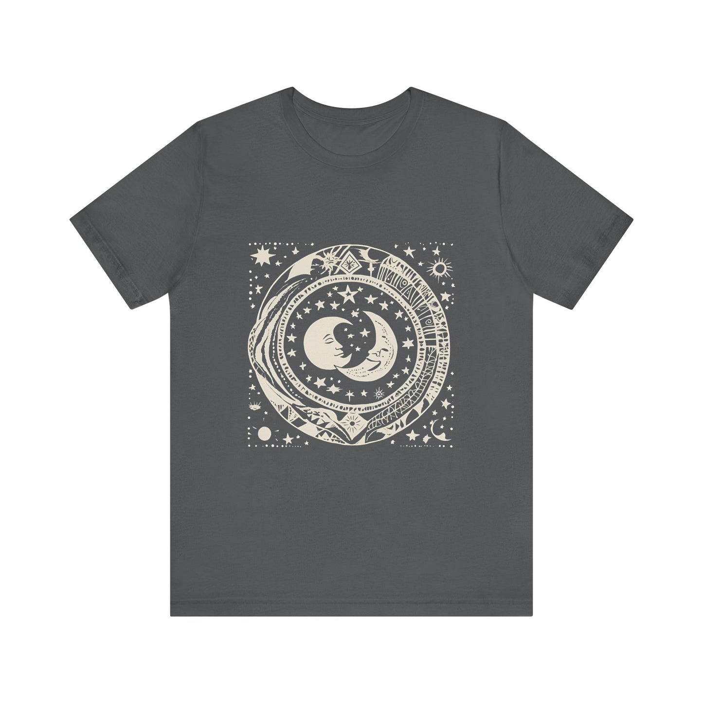 Celestial Harmony Unisex Jersey Tee - Cosmic Design