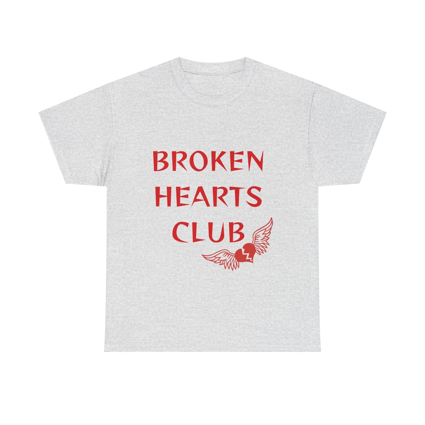 Broken Hearts Club Unisex Heavy Cotton Tee - Casual Comfort for Heartbreakers