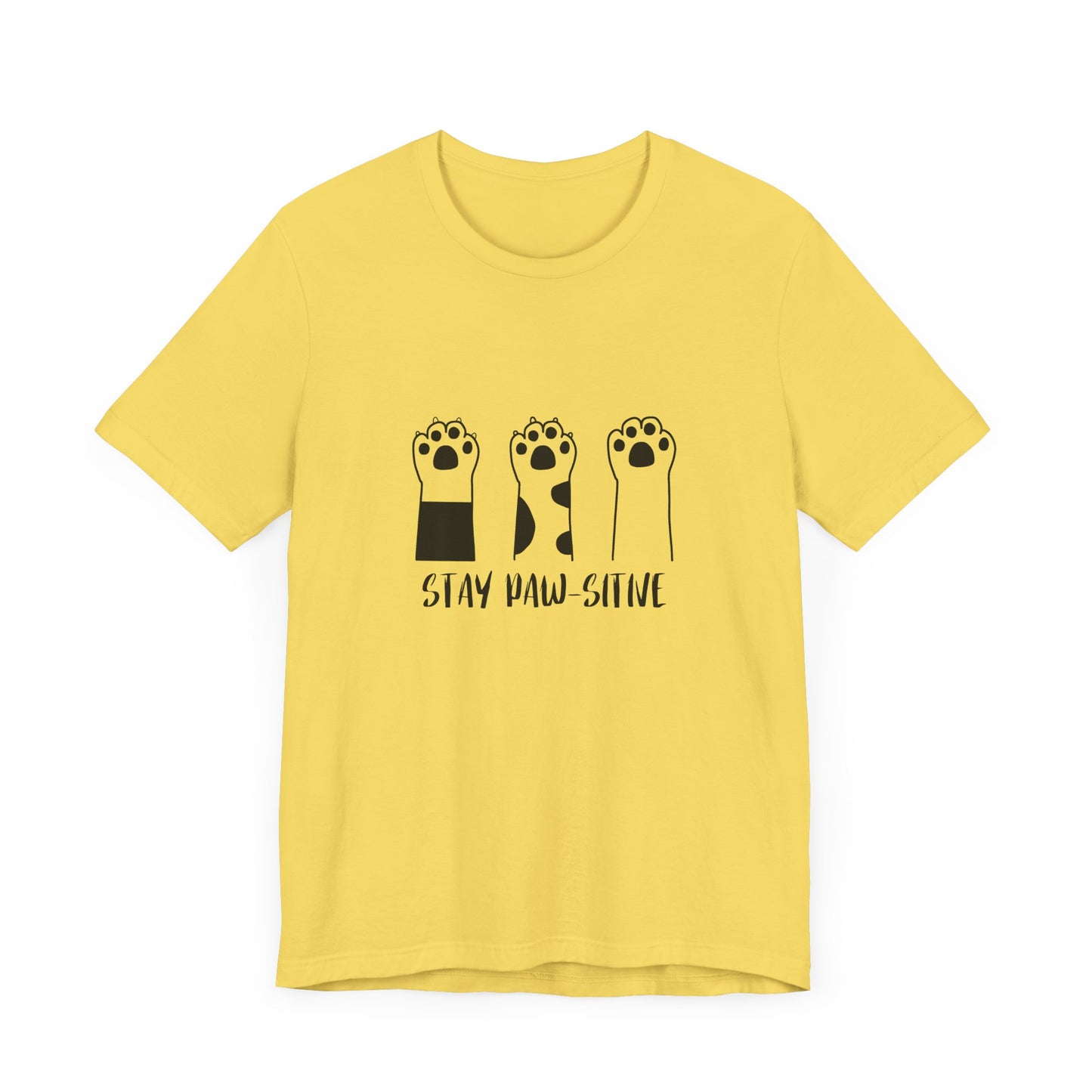 Stay Paw-Sitive Cat Lover T-Shirt