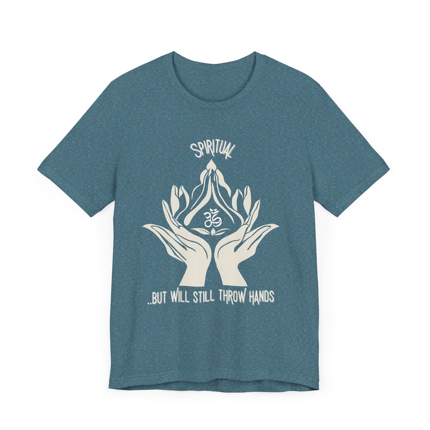 Spiritual Hands Unisex Jersey Tee - Zen Vibes for Mindful Living