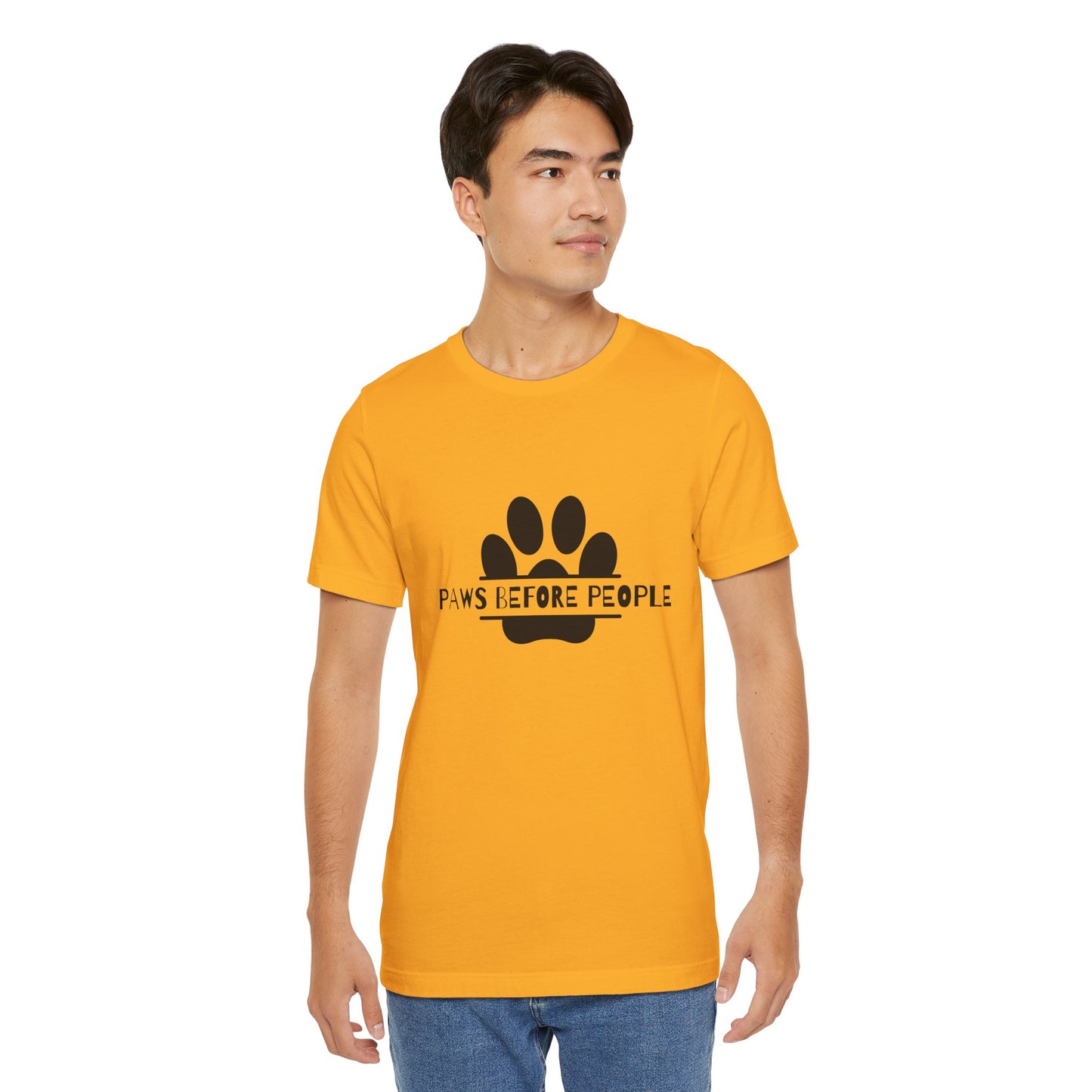 Funny Dog Lover T-Shirt - "Paws Before People" Unisex Tee