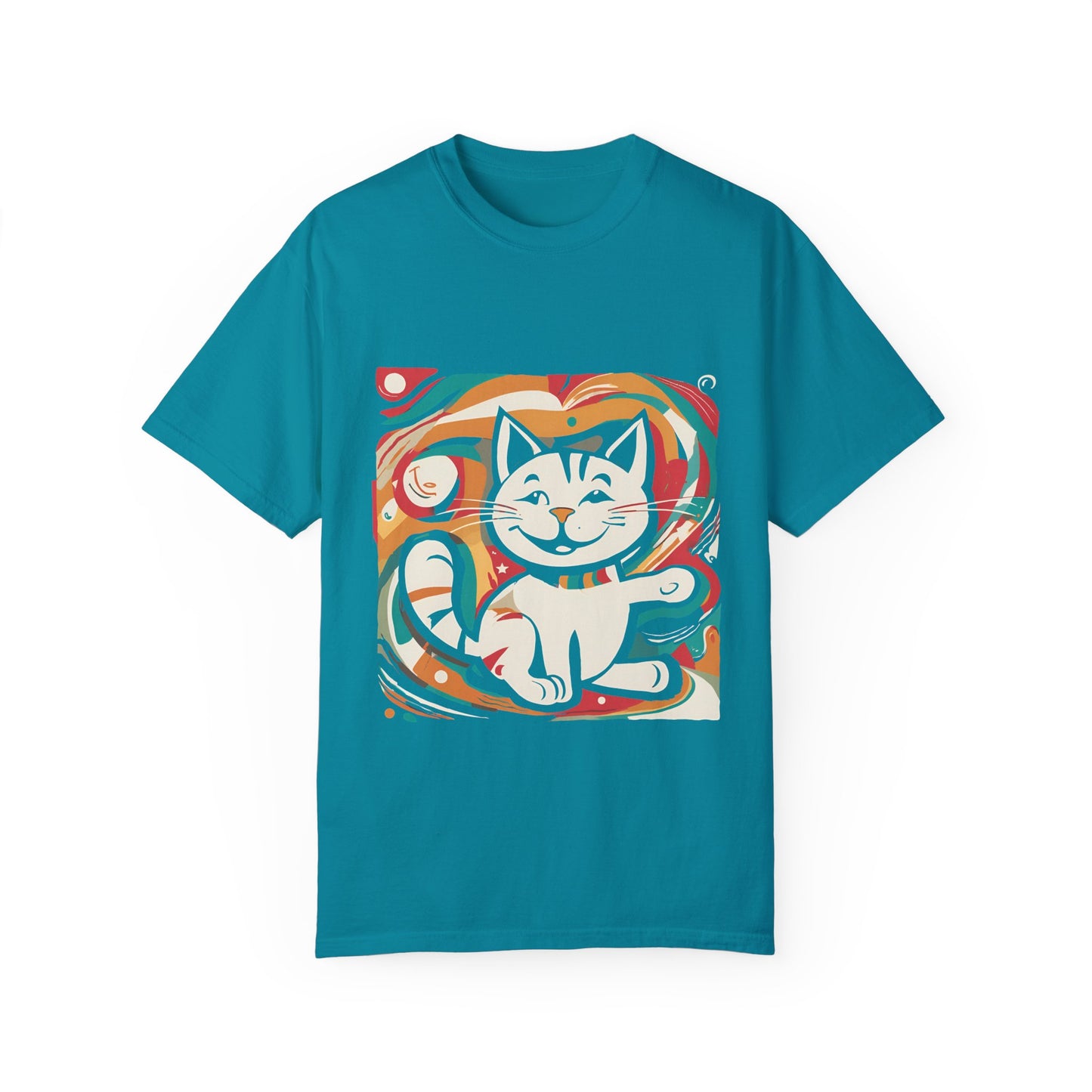 Playful Cat Graphic Unisex T-Shirt - Perfect for Pet Lovers