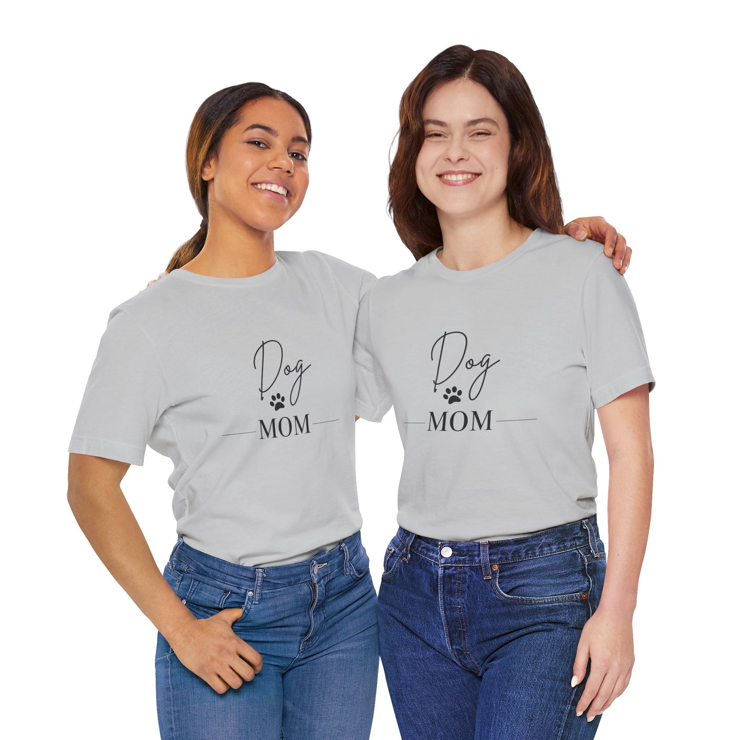 Dog Mom Unisex Jersey Tee - Perfect Gift for Dog Lovers