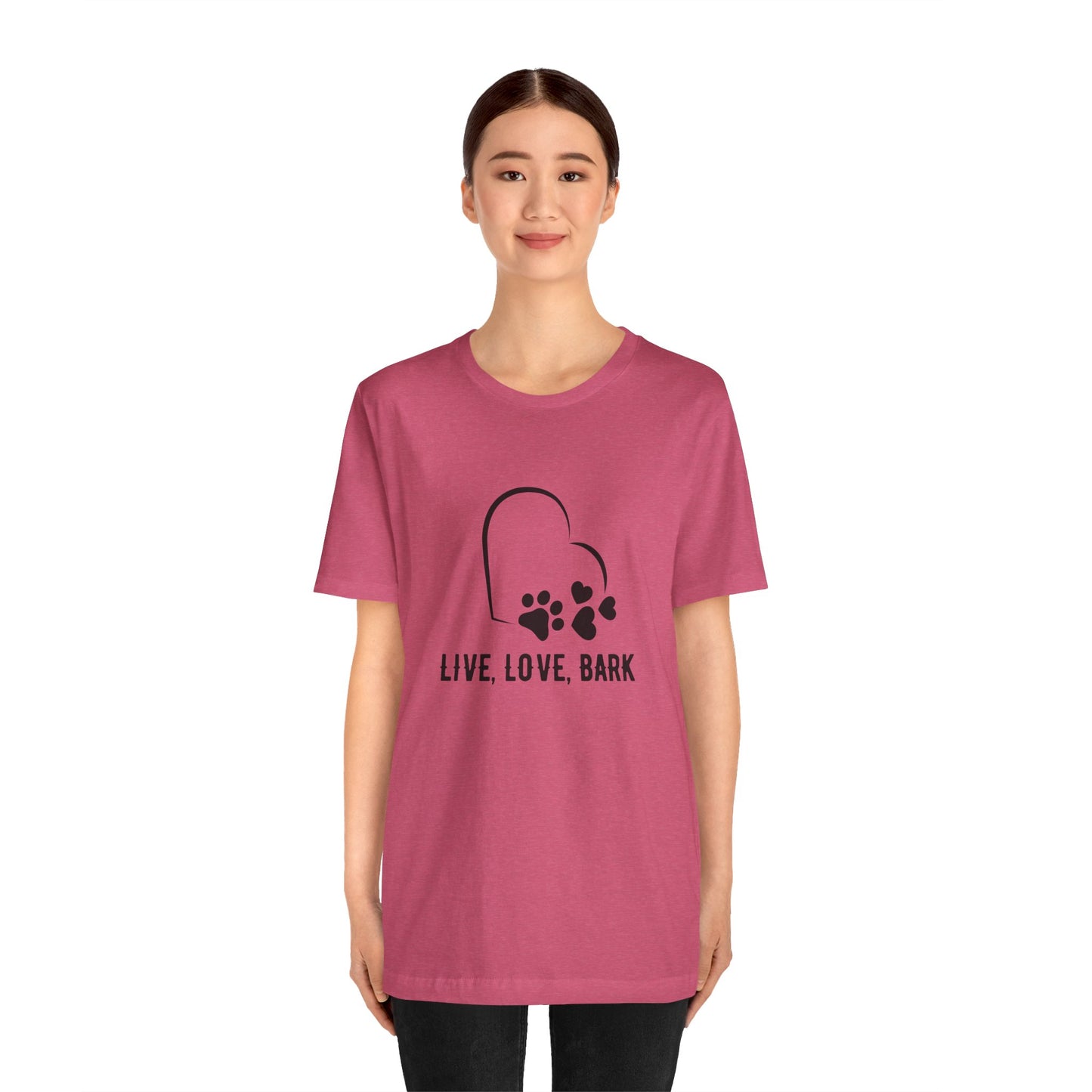 Live Love Bark Unisex Pet Lover Tee