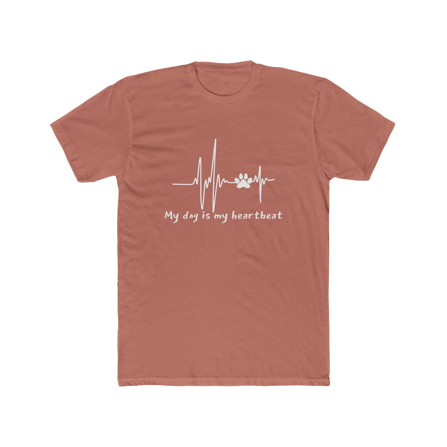 Minimalist Unisex Cotton Crew Tee - My Day is Going Great