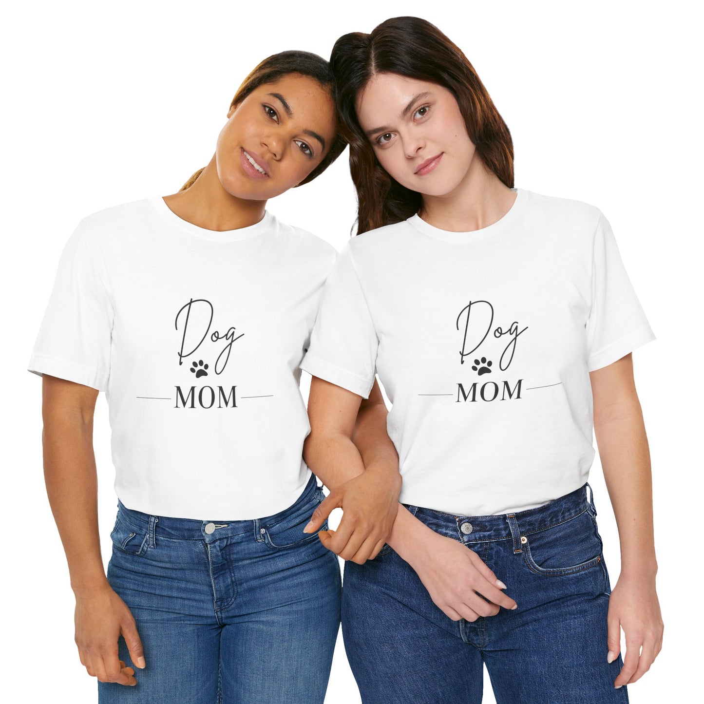 Dog Mom Unisex Jersey Tee - Perfect Gift for Dog Lovers