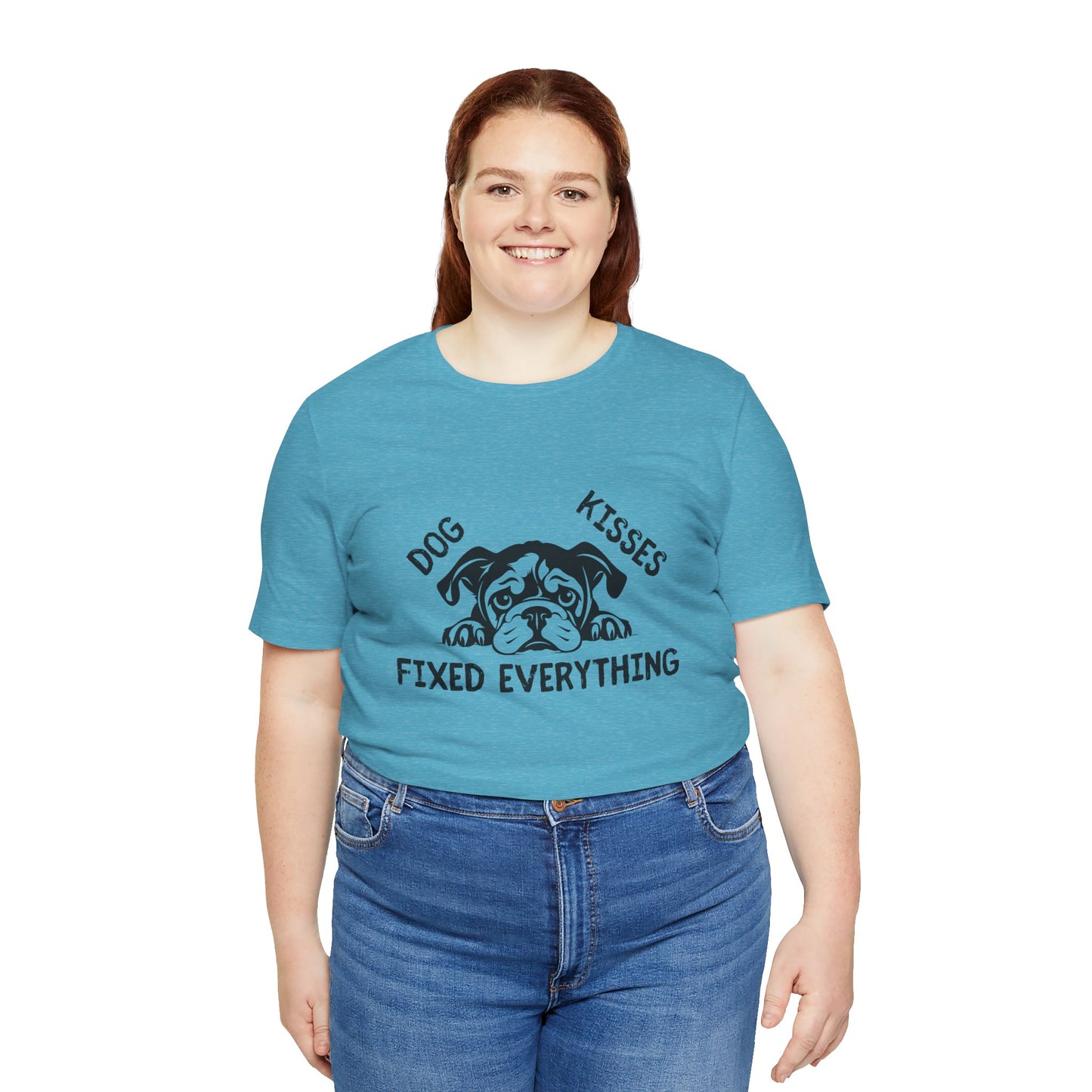 Unisex Dog Kisses Fixed Everything Tee