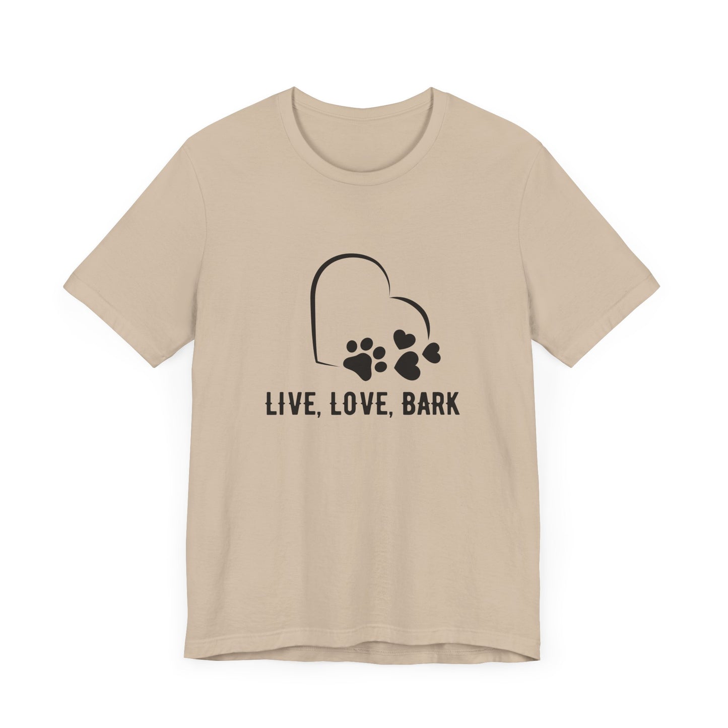 Live Love Bark Unisex Pet Lover Tee