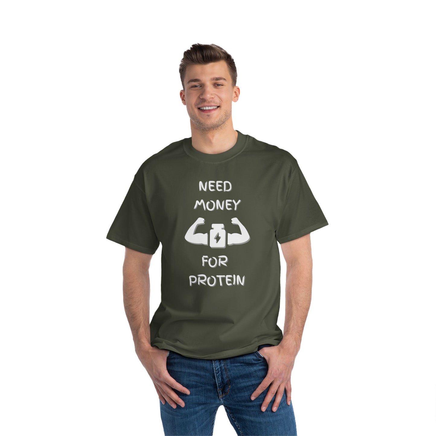 Funny Protein Fundraising T-Shirt for Gym Lovers