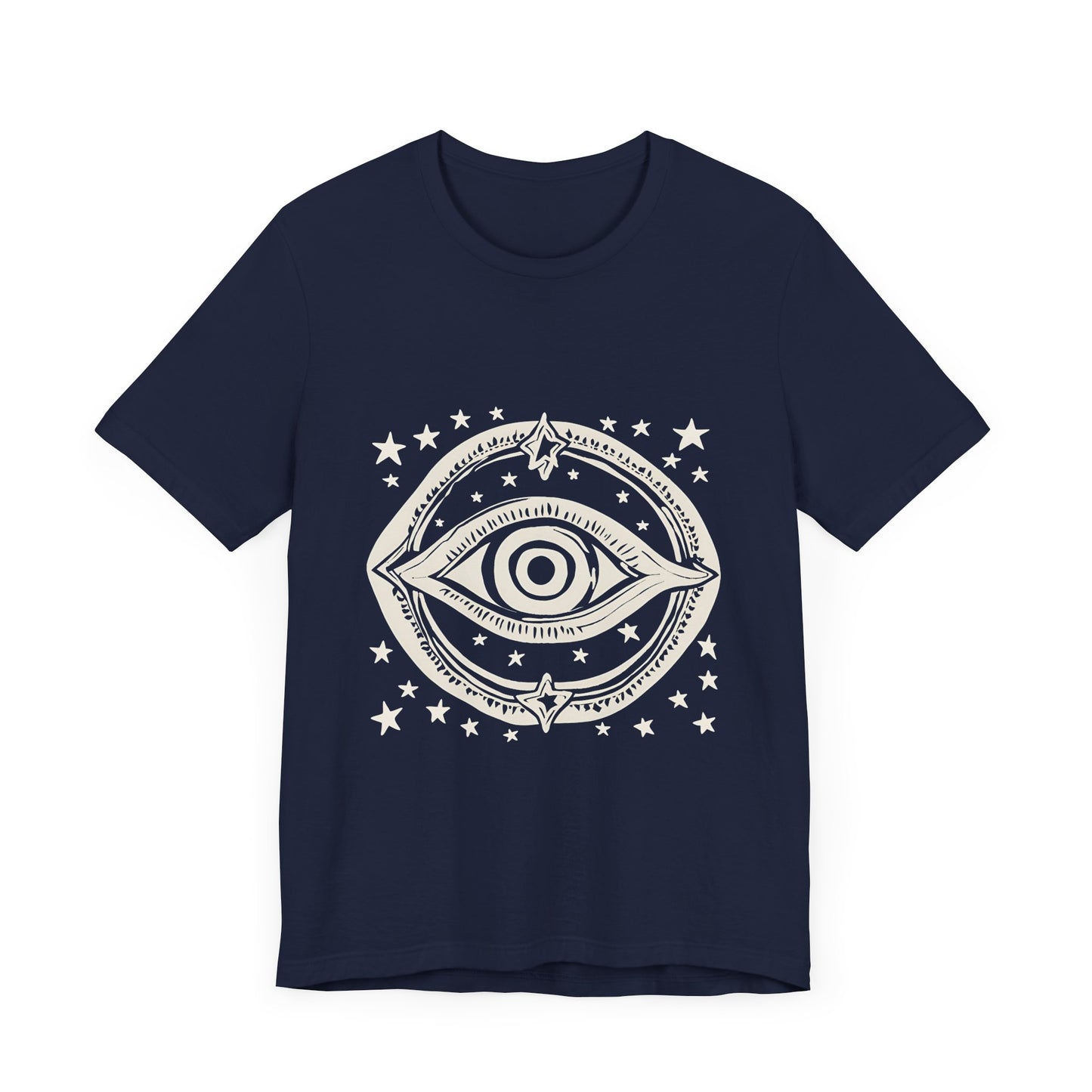 Mystic Eye Unisex Jersey Tee - Cosmic Stars T-Shirt