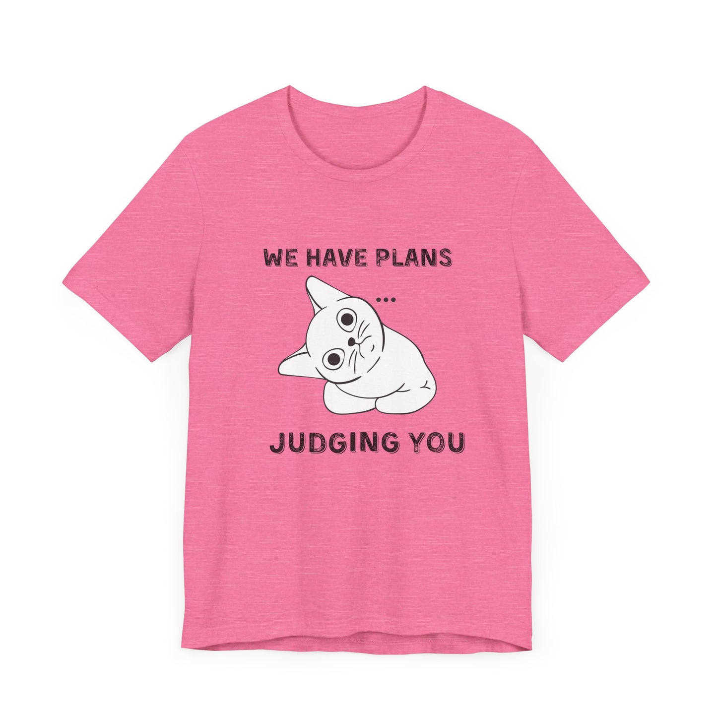 Judging You Cat Unisex T-Shirt – Funny Cat Lover Tee