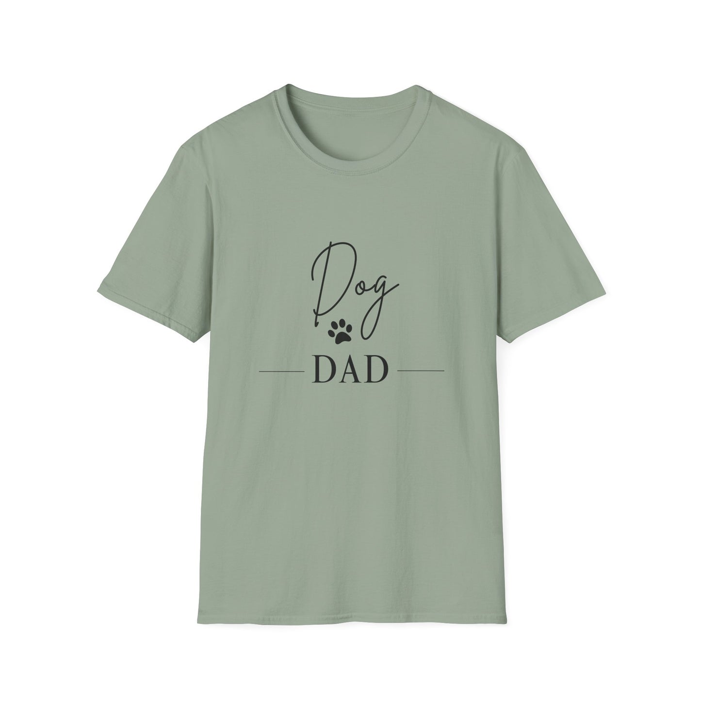 Dog Dad Unisex Softstyle T-Shirt - Perfect Gift for Pet Lovers