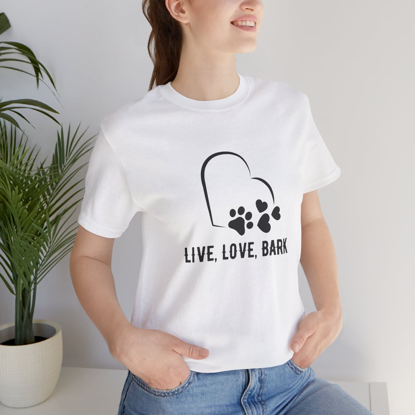 Live Love Bark Unisex Pet Lover Tee