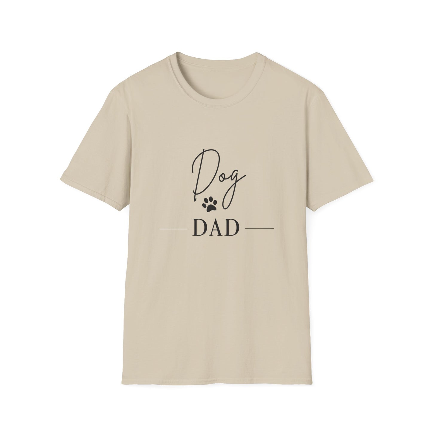 Dog Dad Unisex Softstyle T-Shirt - Perfect Gift for Pet Lovers