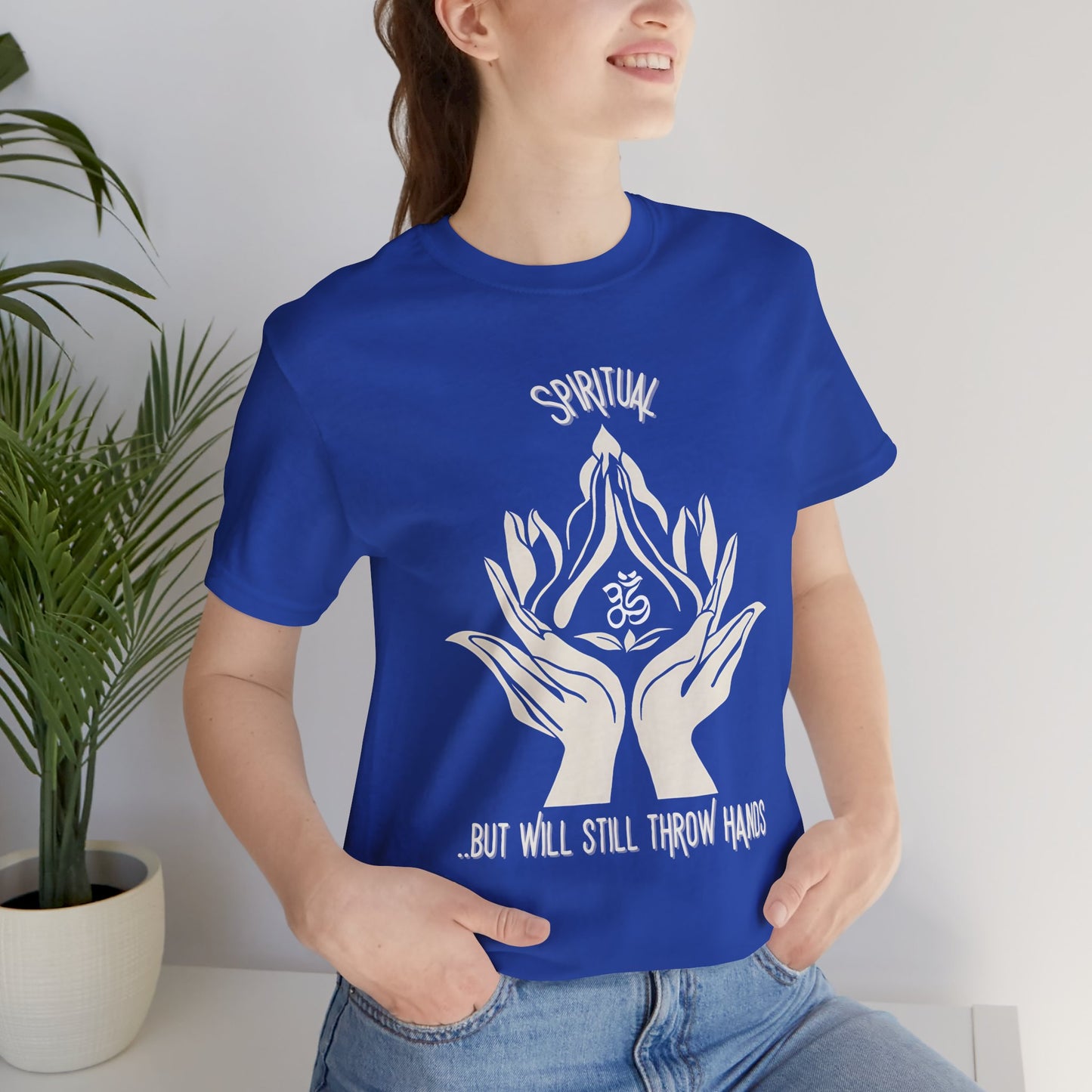 Spiritual Hands Unisex Jersey Tee - Zen Vibes for Mindful Living