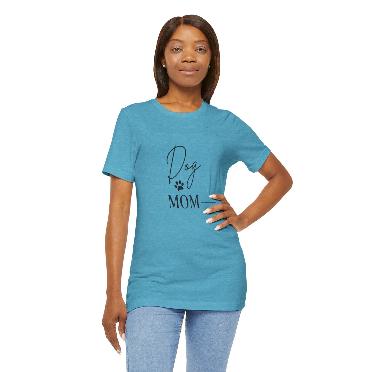 Dog Mom Unisex Jersey Tee - Perfect Gift for Dog Lovers