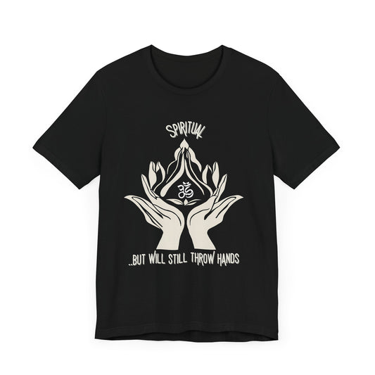 Spiritual Hands Unisex Jersey Tee - Zen Vibes for Mindful Living