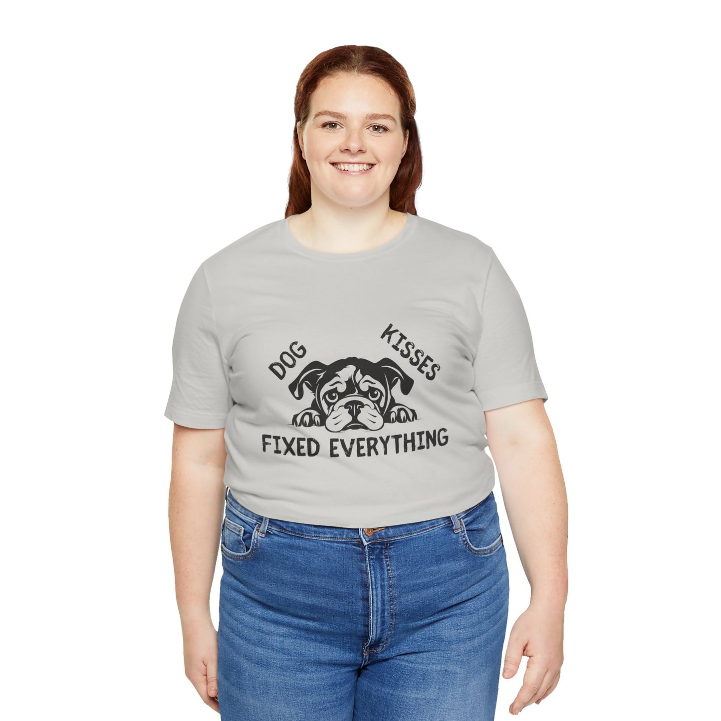 Unisex Dog Kisses Fixed Everything Tee