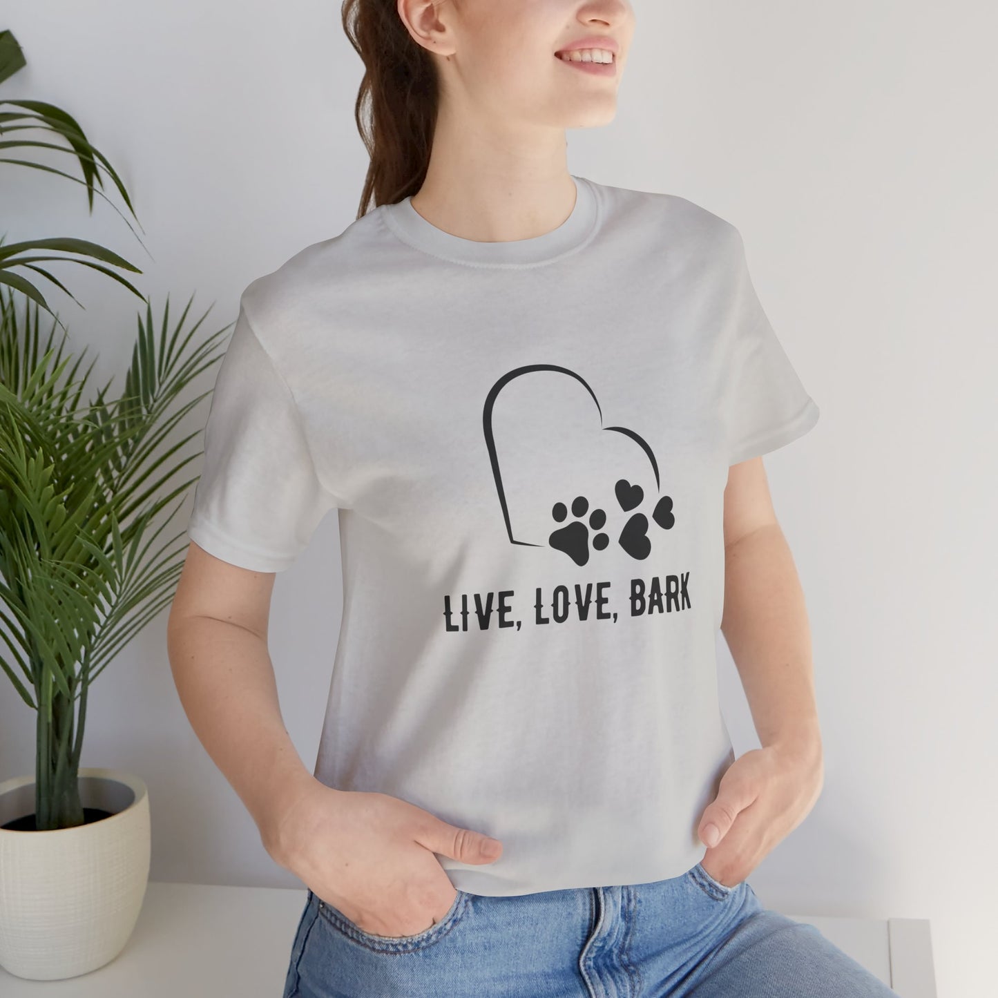 Live Love Bark Unisex Pet Lover Tee