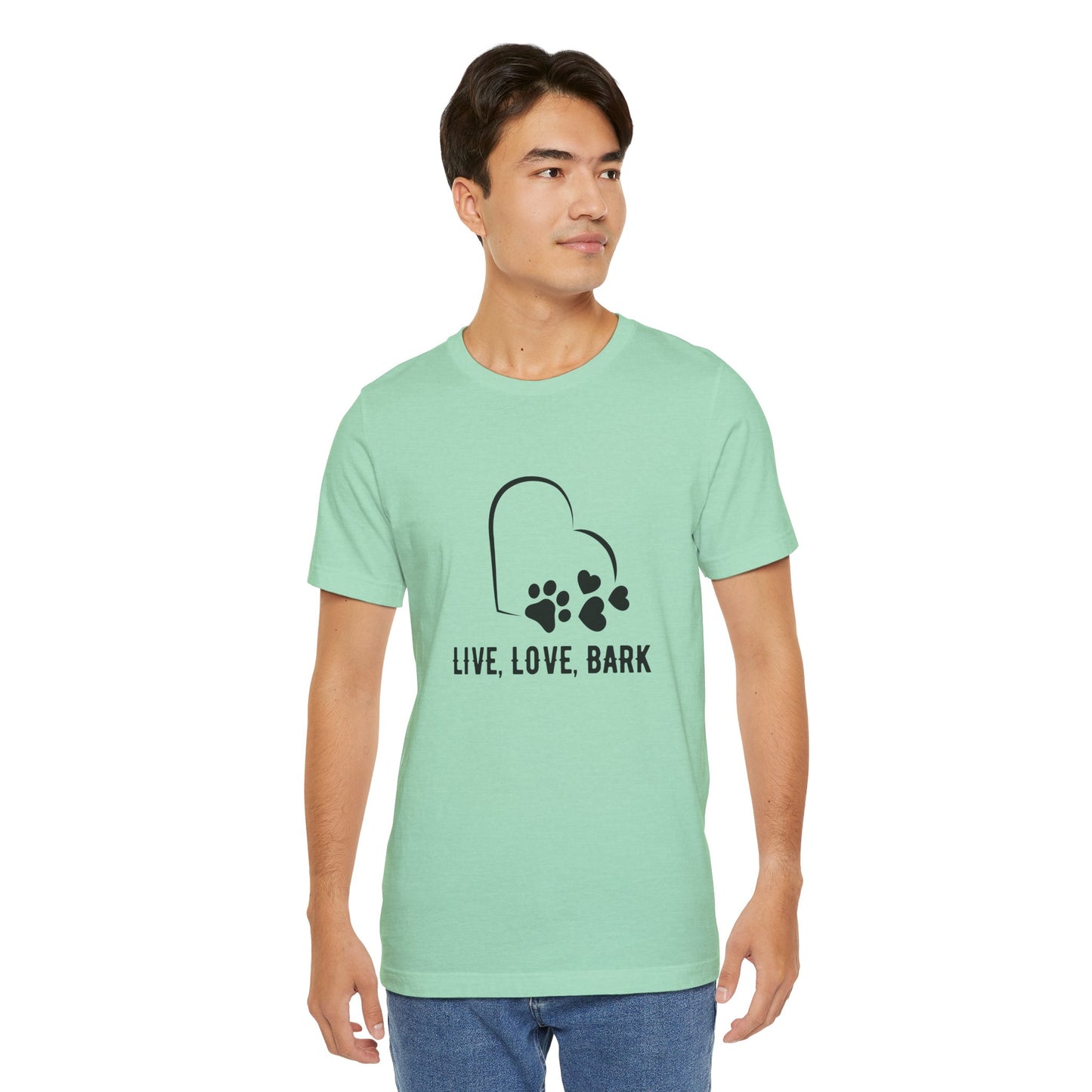 Live Love Bark Unisex Pet Lover Tee