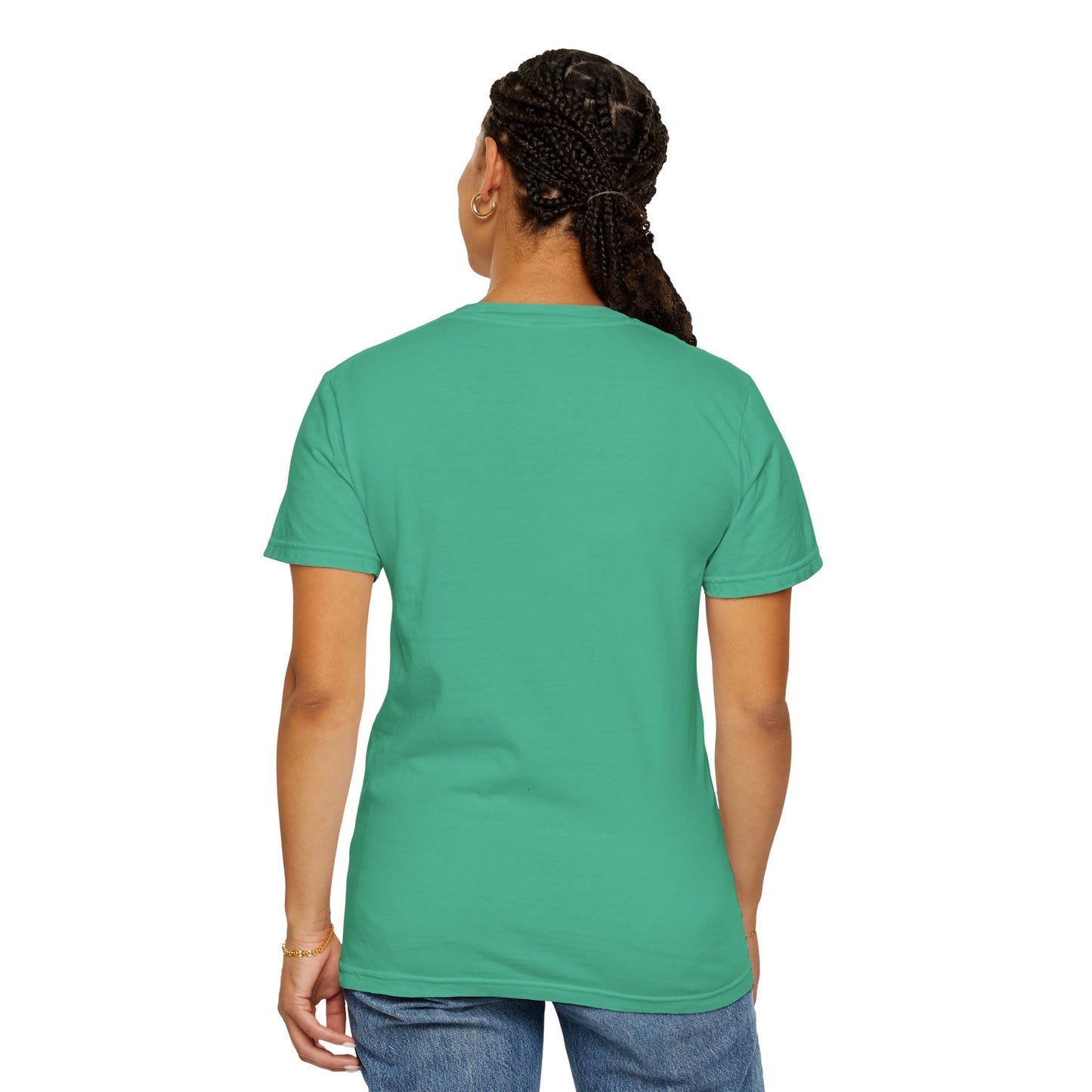 Love and Paw Unisex Garment-Dyed T-Shirt - Perfect for Dog Lovers