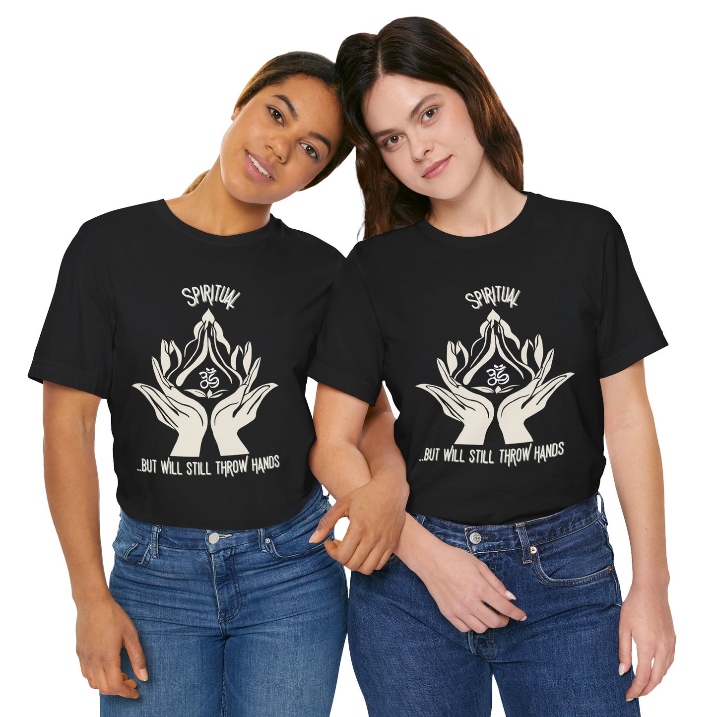 Spiritual Hands Unisex Jersey Tee - Zen Vibes for Mindful Living