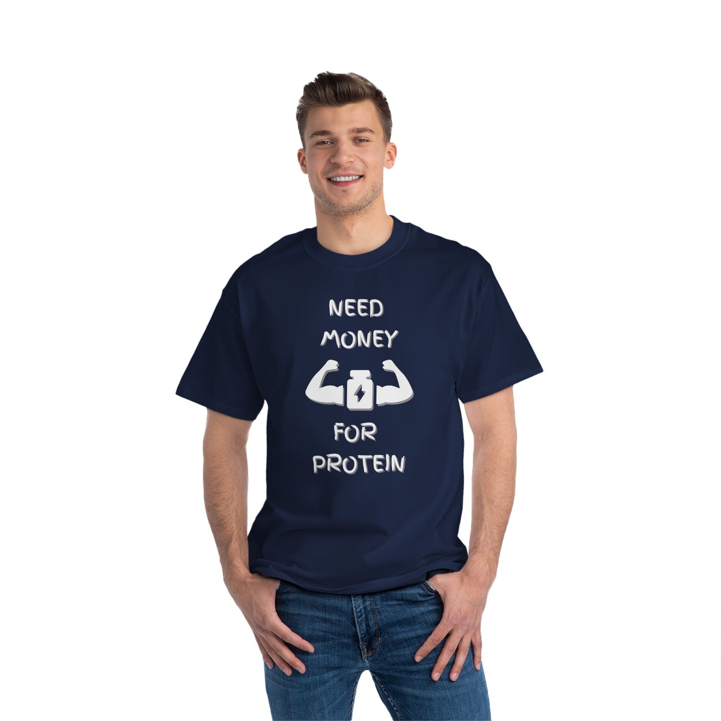 Funny Protein Fundraising T-Shirt for Gym Lovers