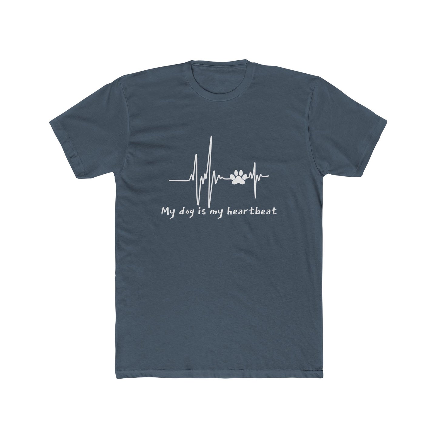 Minimalist Unisex Cotton Crew Tee - My Day is Going Great