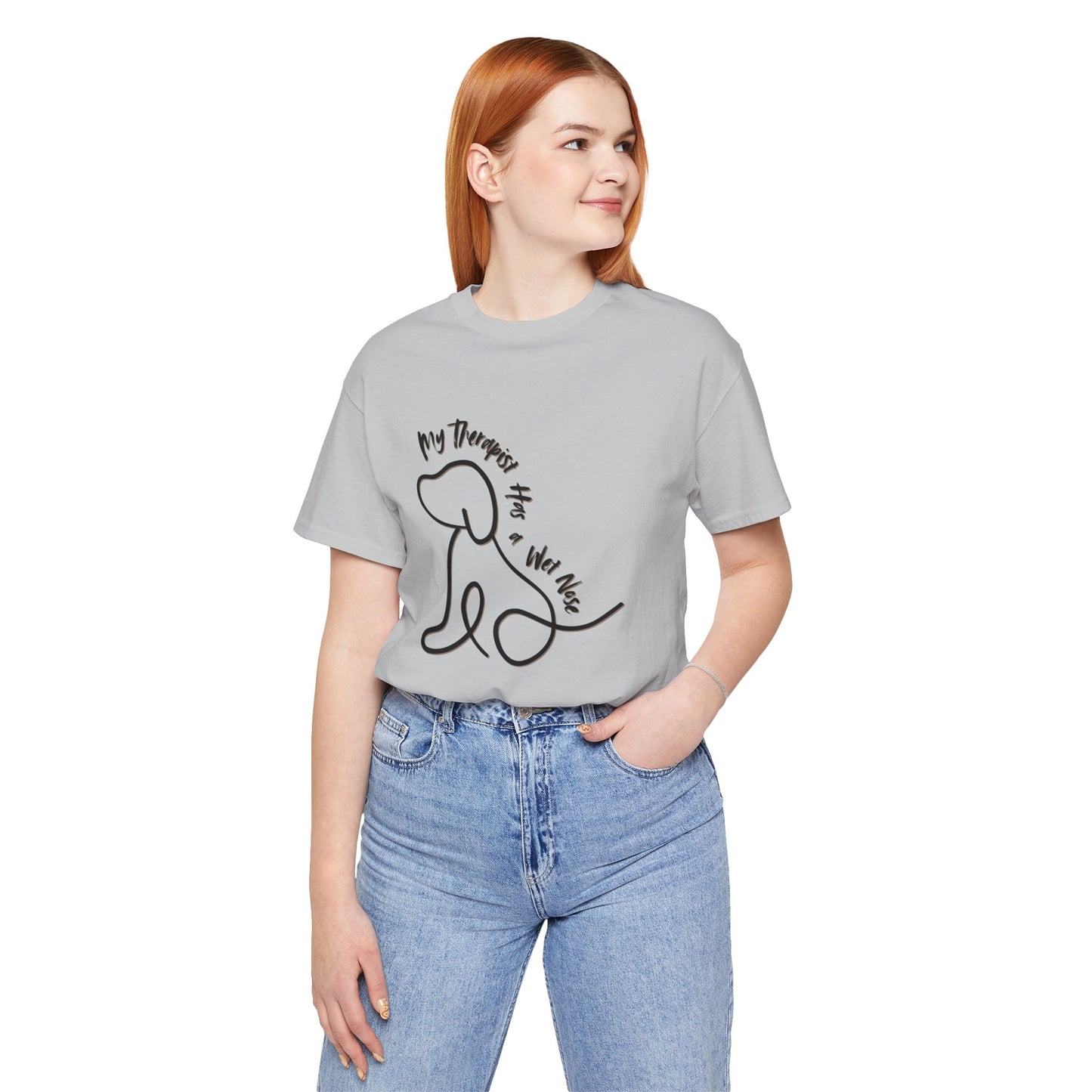 My Therapist Has A Wet Nose Unisex Tee - Dog Lovers Shirt