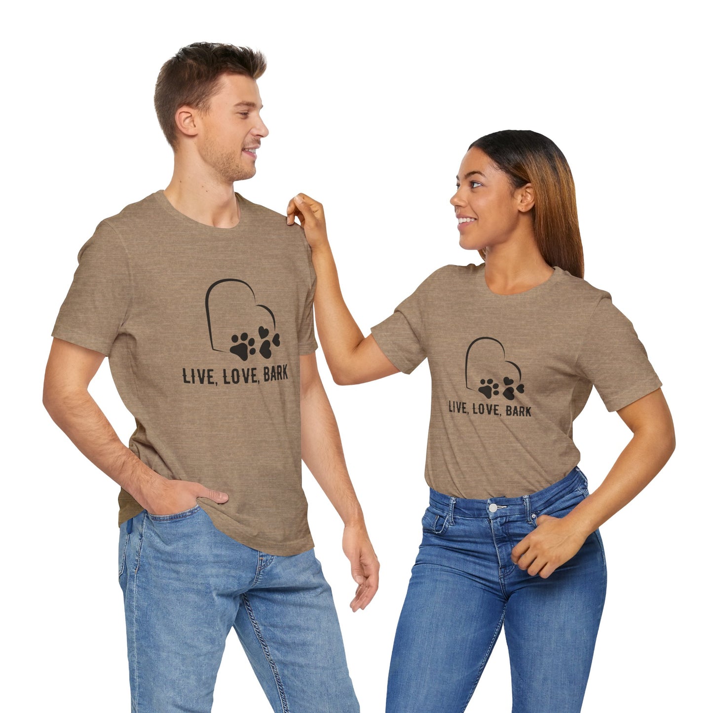 Live Love Bark Unisex Pet Lover Tee