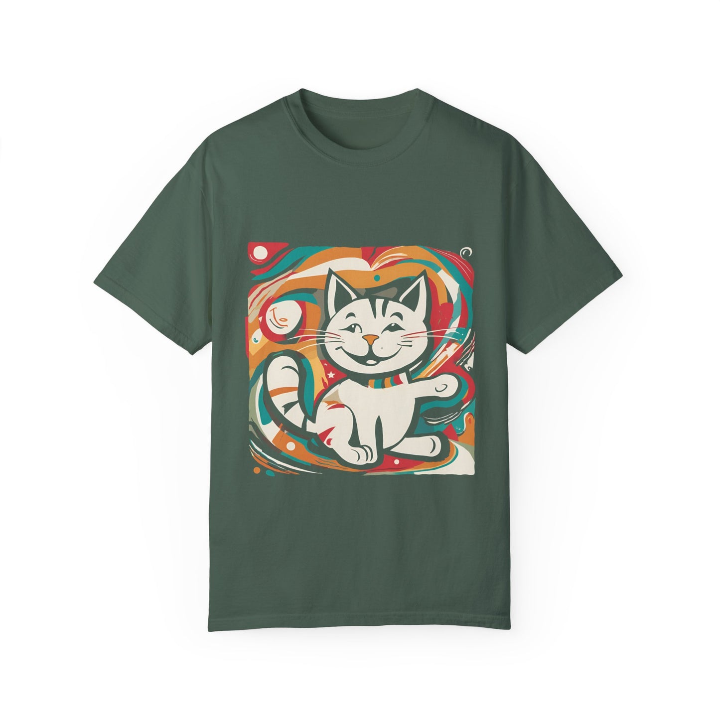 Playful Cat Graphic Unisex T-Shirt - Perfect for Pet Lovers