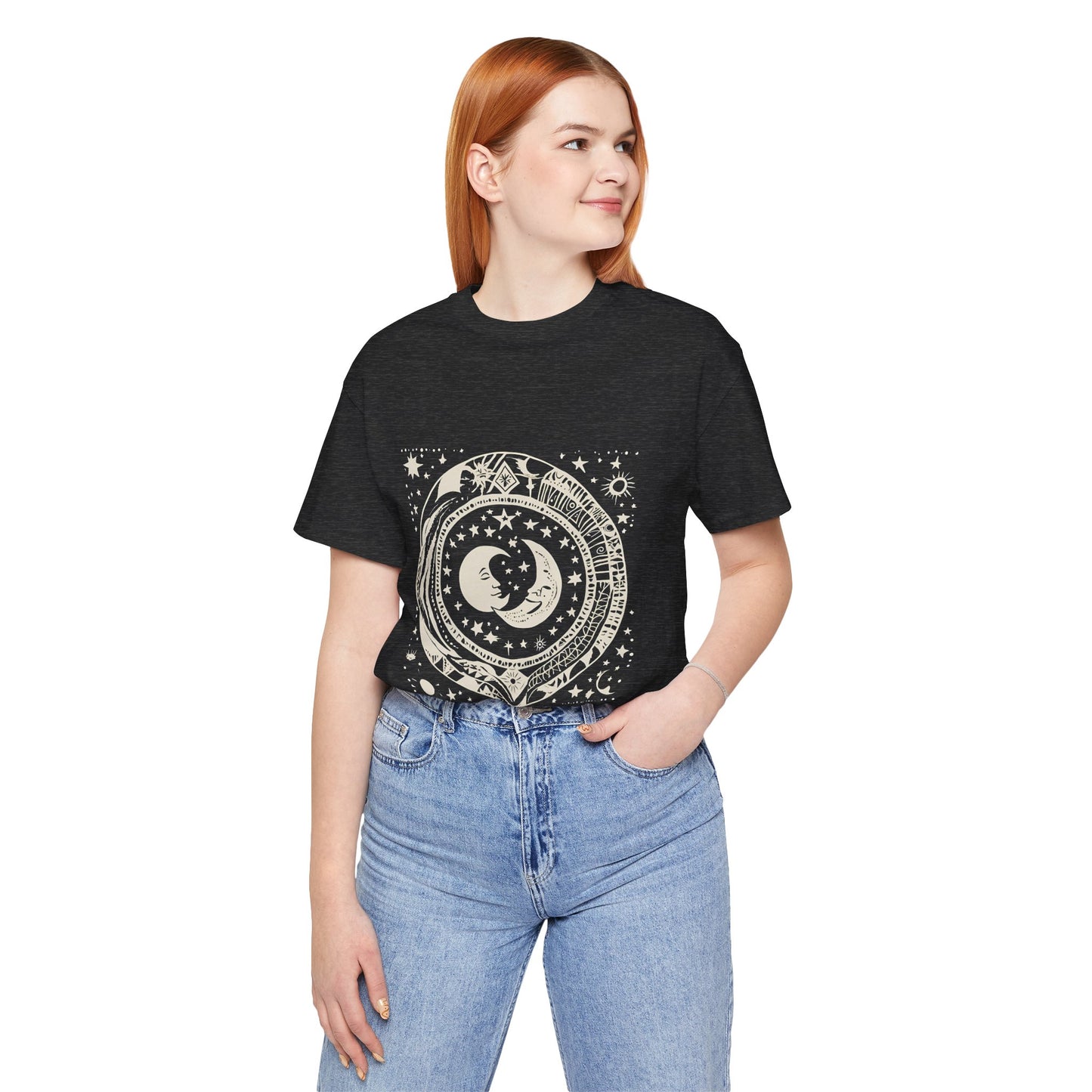 Celestial Harmony Unisex Jersey Tee - Cosmic Design