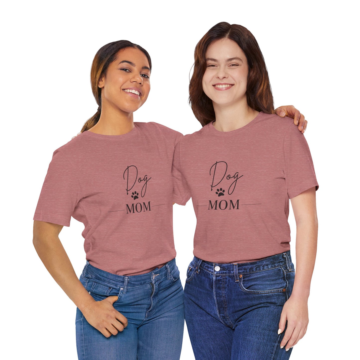 Dog Mom Unisex Jersey Tee - Perfect Gift for Dog Lovers