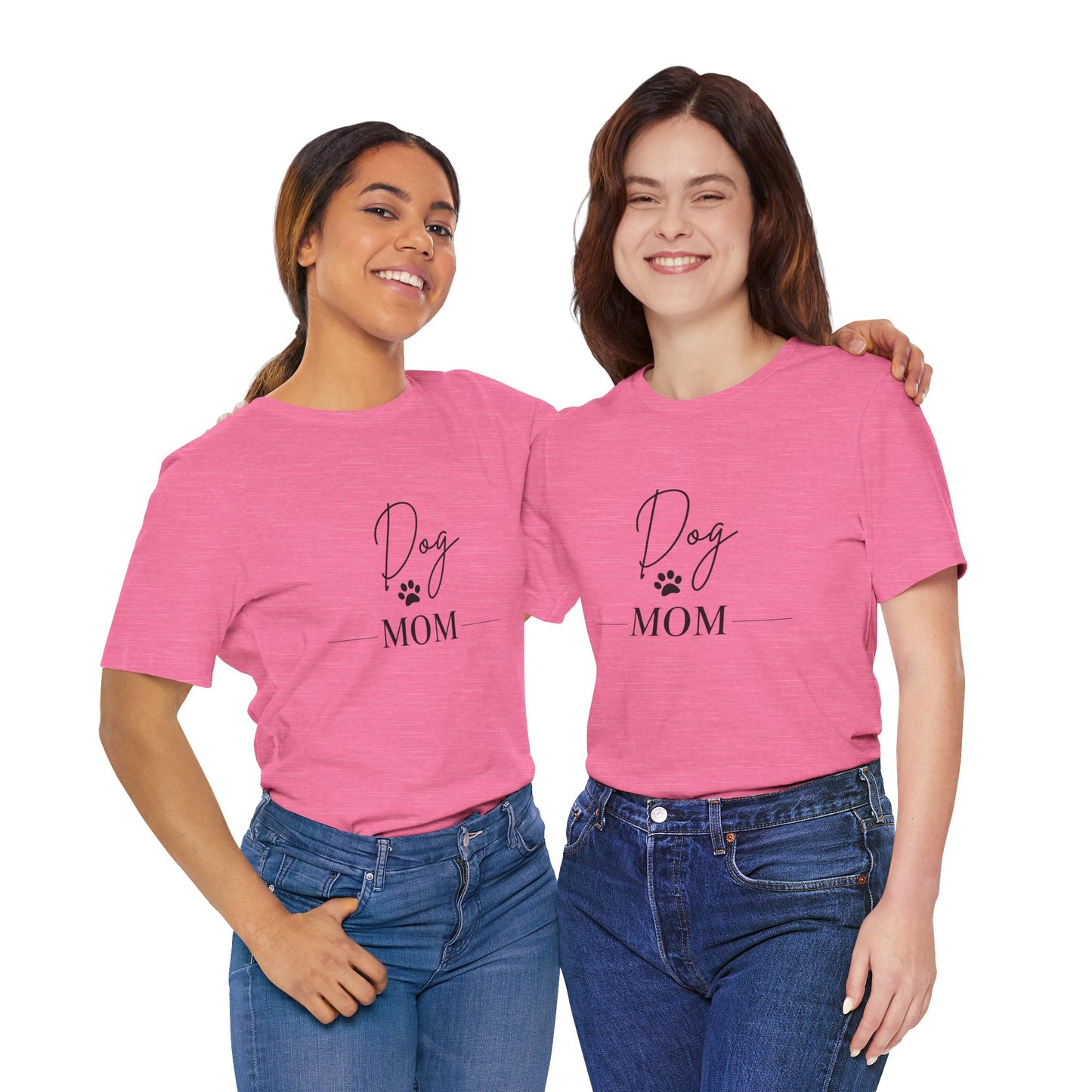 Dog Mom Unisex Jersey Tee - Perfect Gift for Dog Lovers