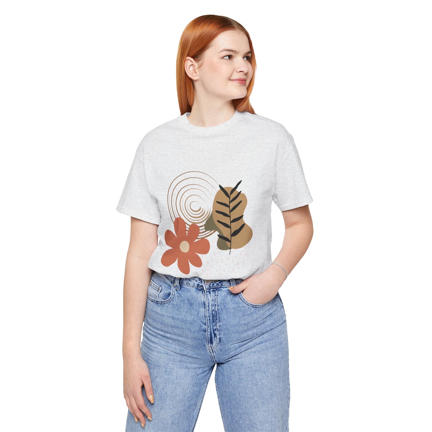 Boho Chic Floral Unisex Short Sleeve Tee