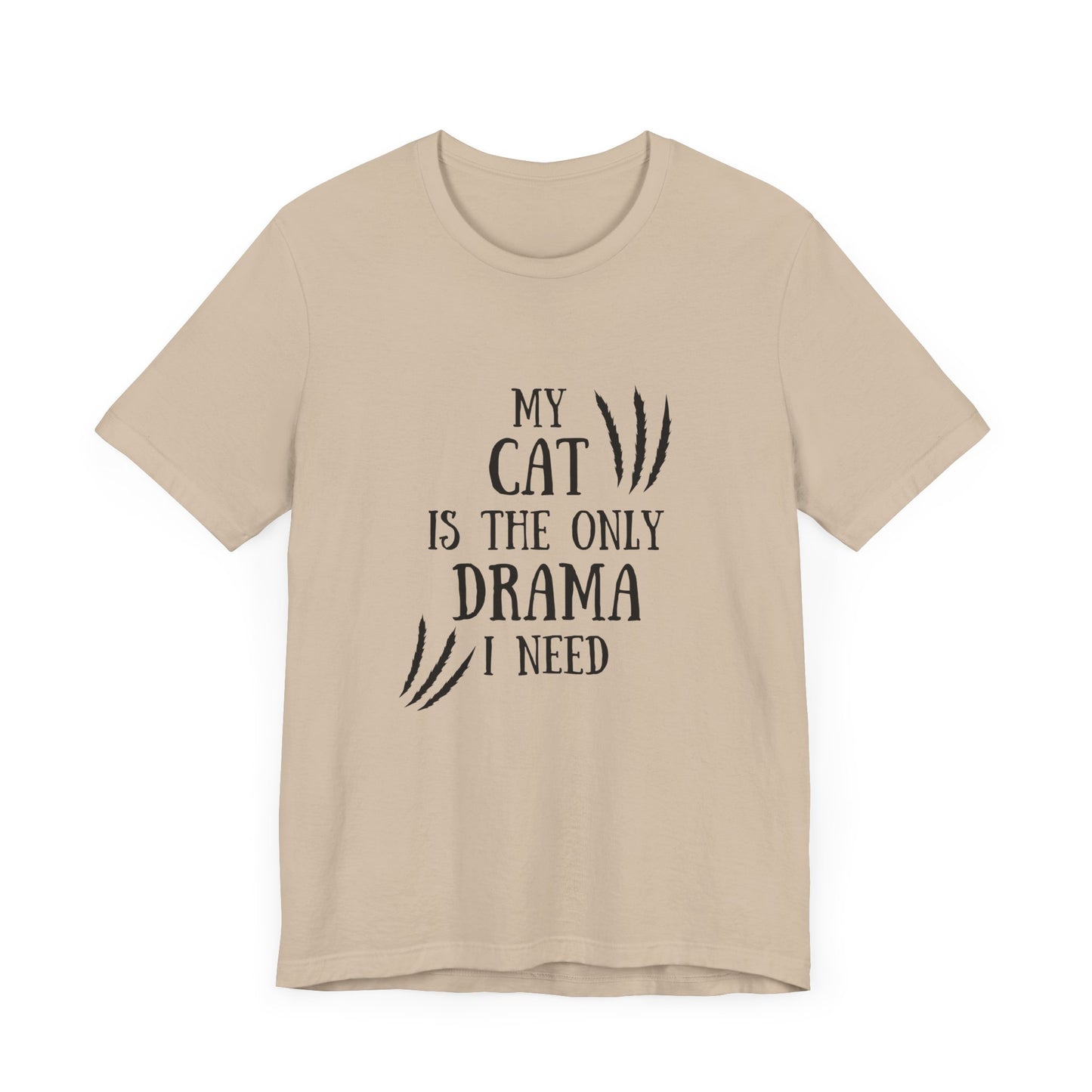 Funny Cat Drama Unisex Jersey Tee