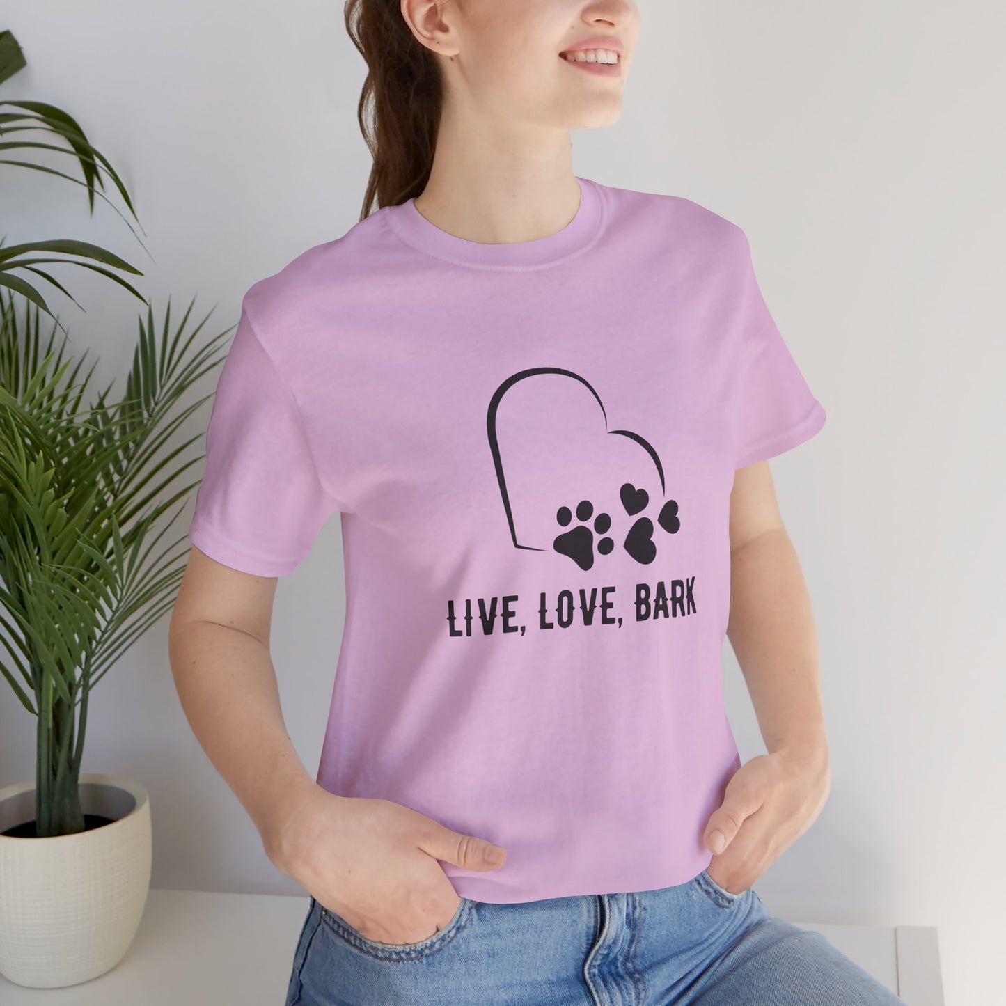 Live Love Bark Unisex Pet Lover Tee