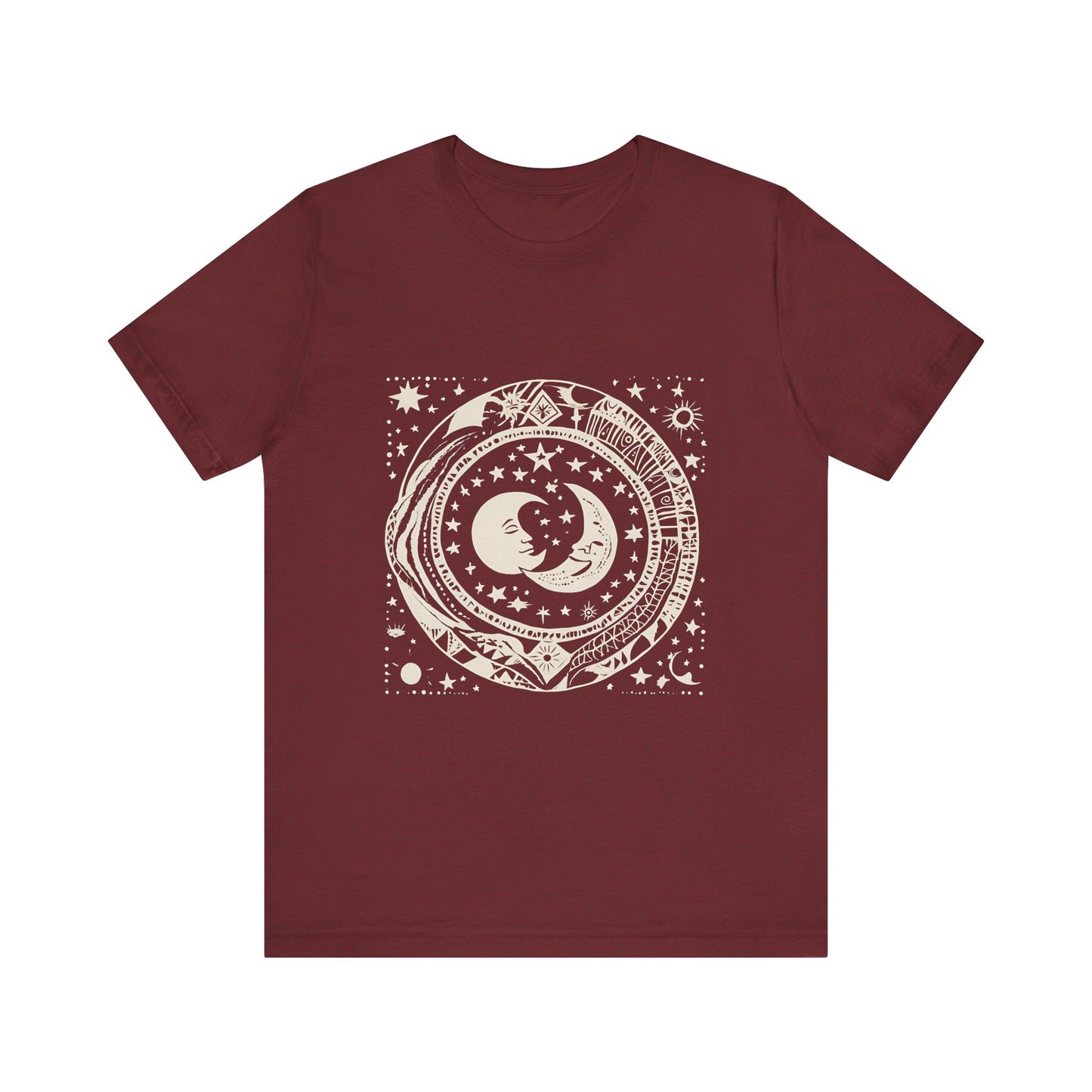 Celestial Harmony Unisex Jersey Tee - Cosmic Design